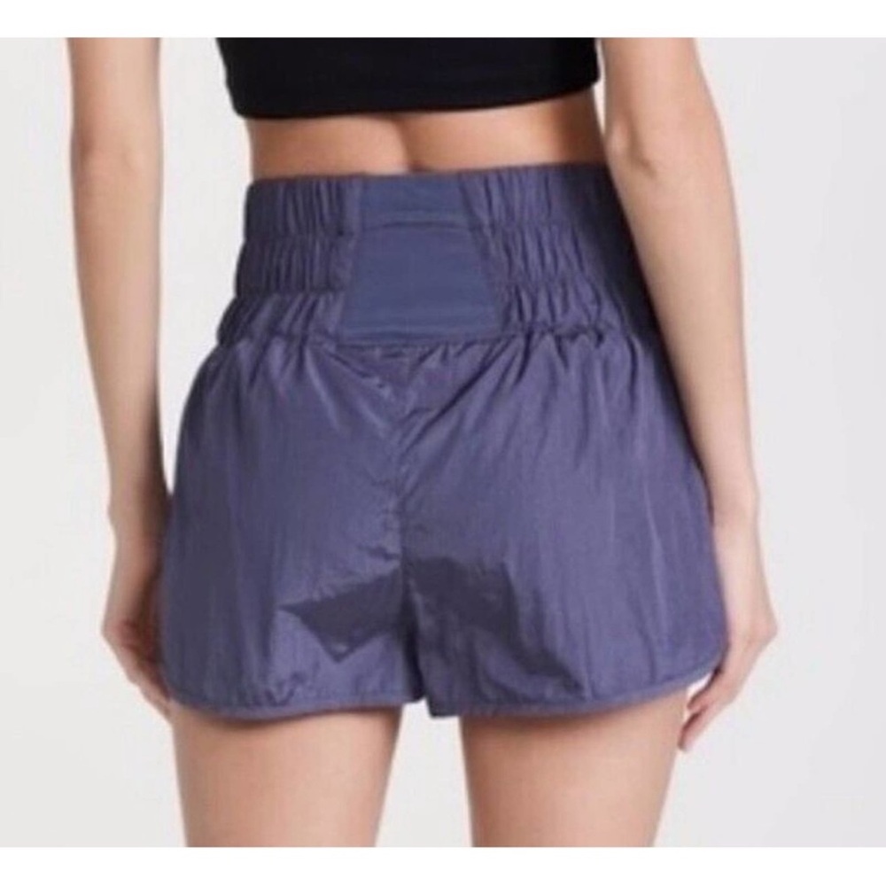 Free People FP Movement The Way Home Shorts Blue Womens Track size large